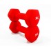 ดัมเบล คาดิโอ สีแดง 6 กิโล 1 คู่ (2ข้าง ข้างละ 3 โล) Cardio Dumbbells ทรงเหลี่ยม สีสดใส ราคา 650 บาท